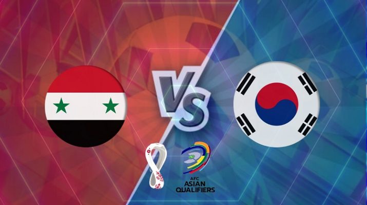 Prediksi Suriah vs Korea Selatan 1 Februari 2022 Kualifikasi Piala Dunia