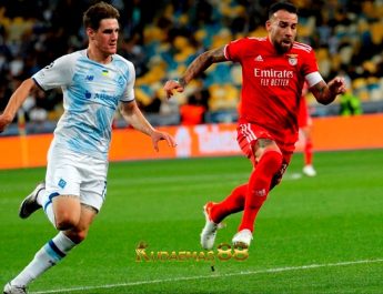 Playoff Liga Champions, Benfica Takhlukan Dynamo Kyiv Mutlak