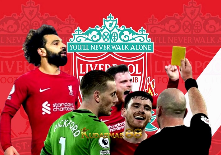 Liverpool vs Evertoon, Duel Panas Sulut Emosi Jordan Pickford