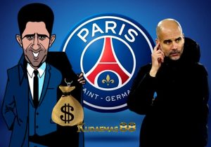 Nasser Al-Khelaifi PSG Sodorkan Cek Kosong Boyong Guardiola