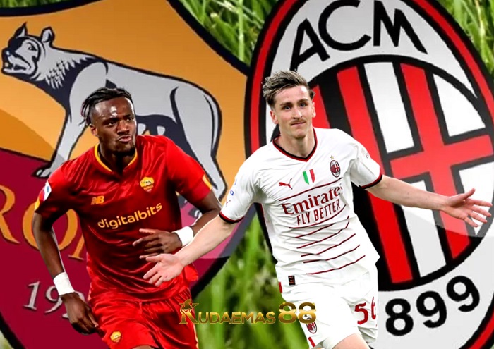 Roma vs.Milan Imbang 1-1, Stadium Olimpico Seketika Penuh Drama